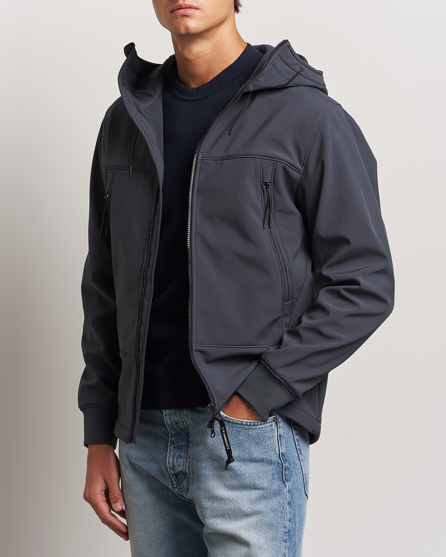 Herren | Jacken | C.P. Company | CP Shell Hooded Jacket Grey Black