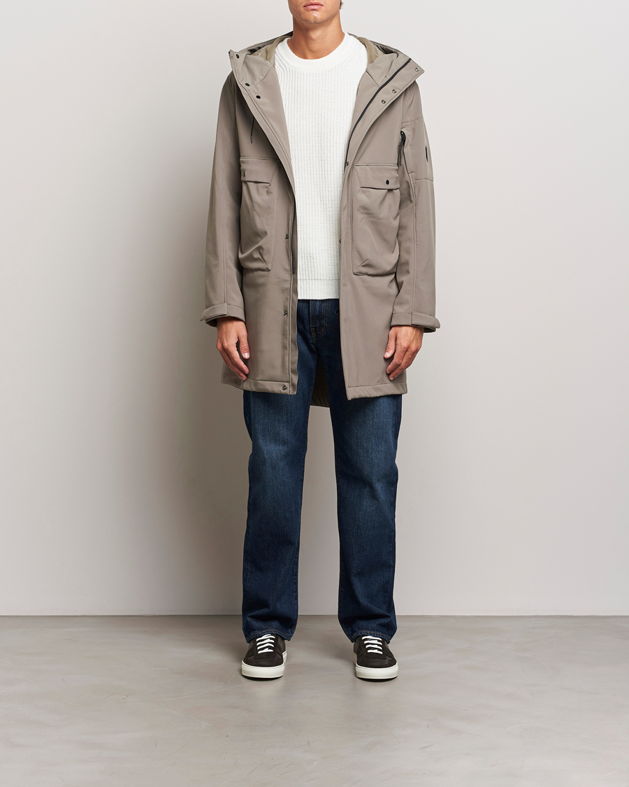 Herren | Jacken | C.P. Company | CP Shell Long Hooded Jacket Mud Green