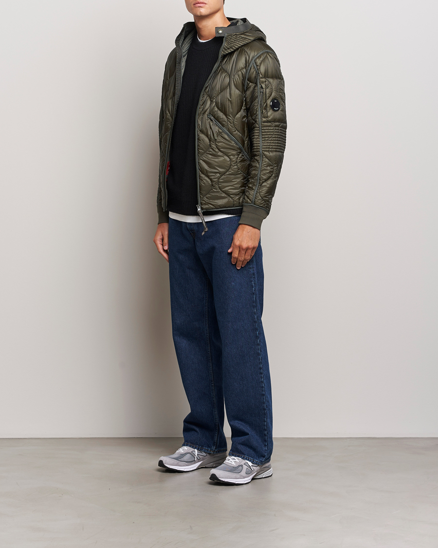 Herren | Jacken | C.P. Company | Primaloft Quilted Hood Jacket Green