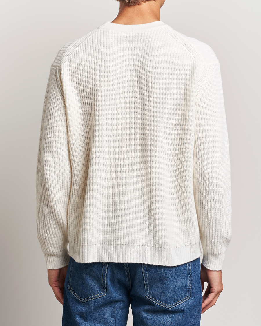 Herren | Pullover | C.P. Company | Lambswool Knitted Crew Neck Off White