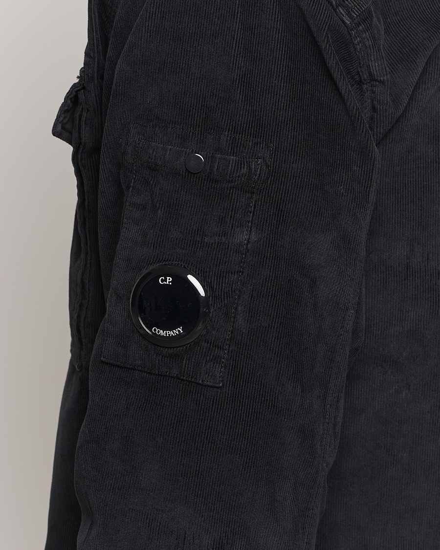 Herren | Hemden | C.P. Company | Corduroy Lens Overshirt Black