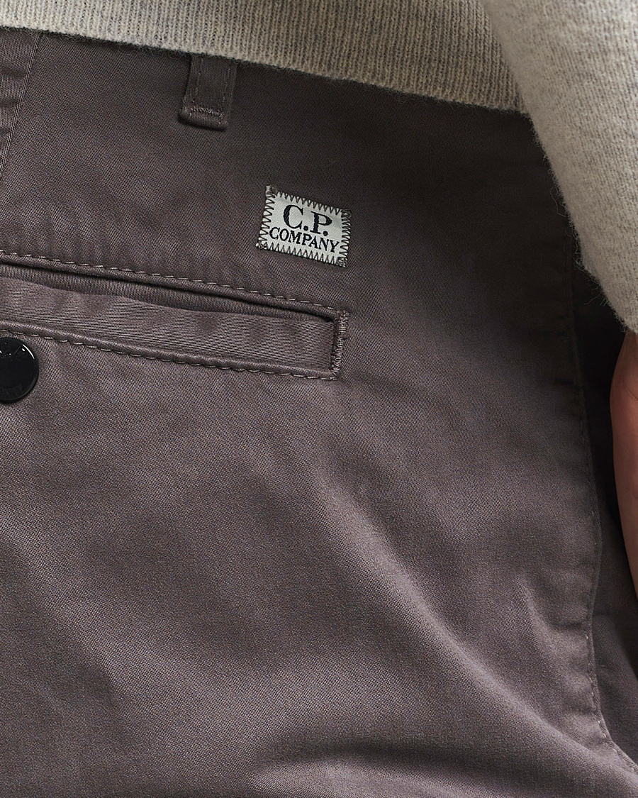 Herren | Hosen | C.P. Company | Stretch Satin Lens Cargo Pants Dark Grey