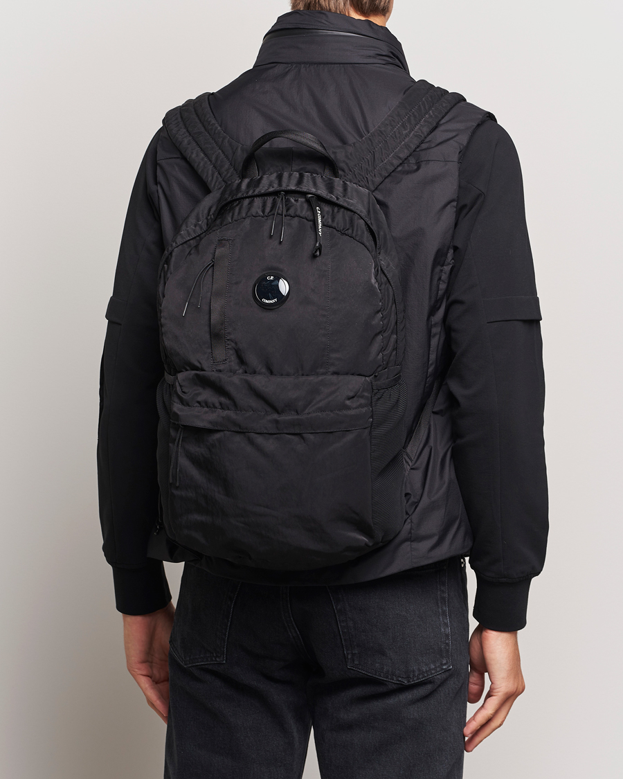 Herren | C.P. Company Nylon B Backpack Black | C.P. Company | Nylon B Backpack Black