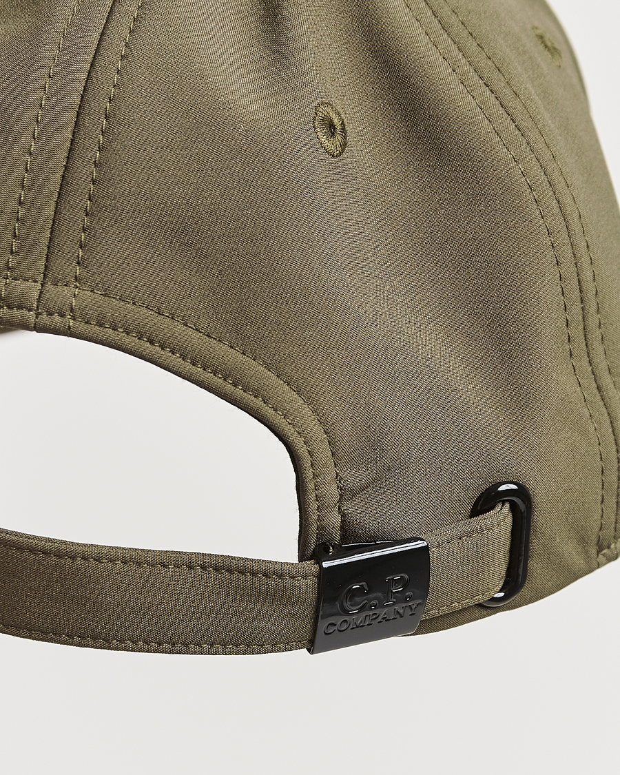 Herren | C.P. Company CP Shell Baseball Cap Olive | C.P. Company | CP Shell Baseball Cap Olive