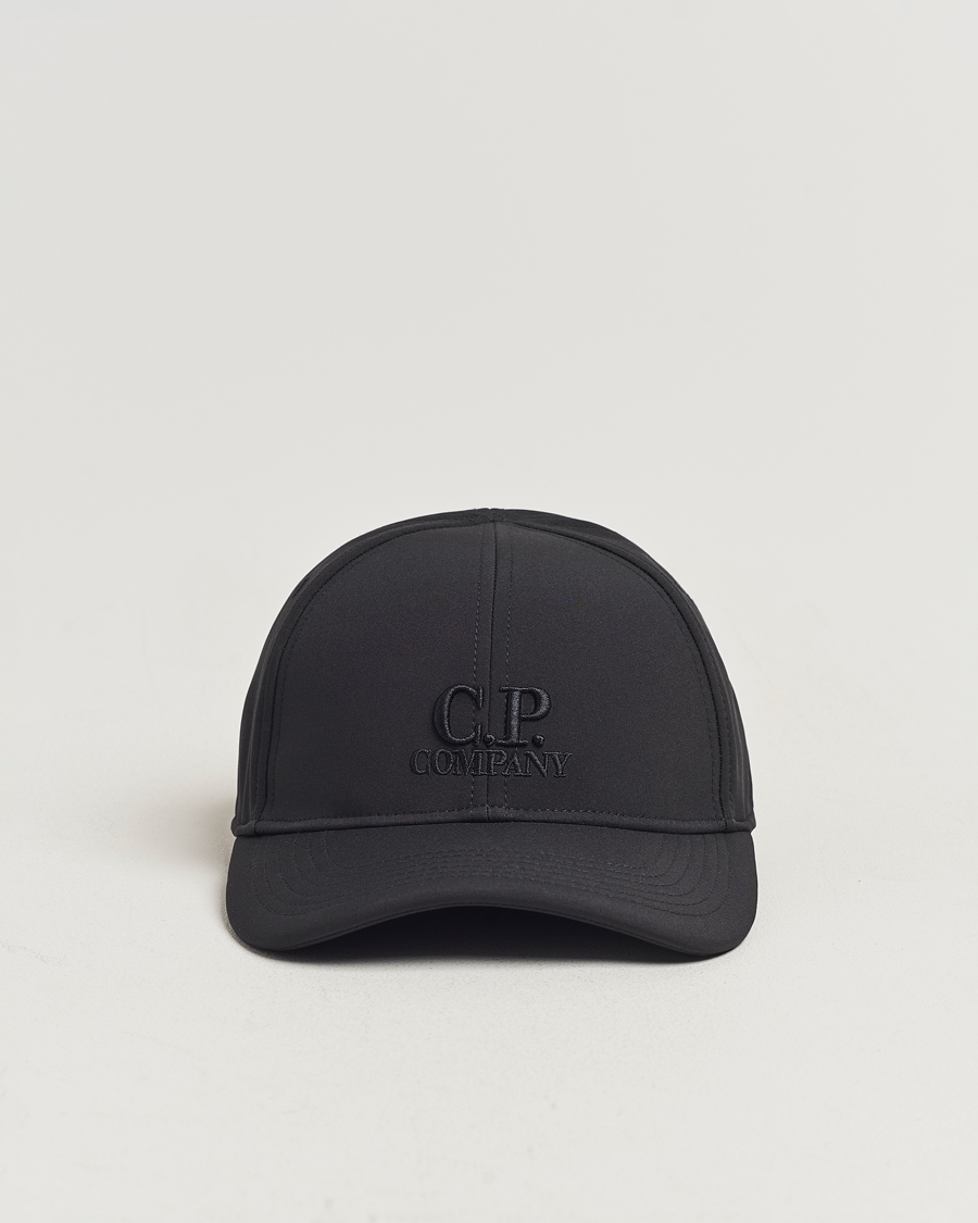 Herren | C.P. Company CP Shell Baseball Cap Black | C.P. Company | CP Shell Baseball Cap Black