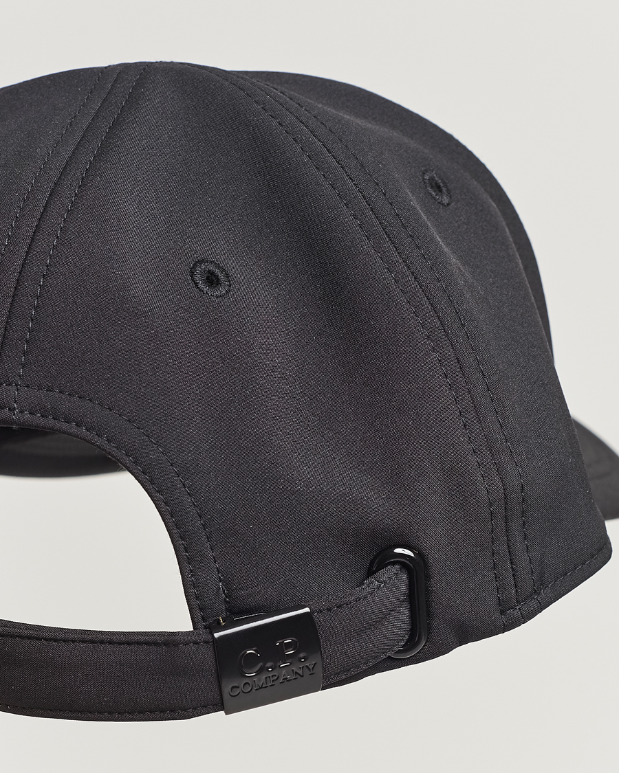 Herren | C.P. Company CP Shell Baseball Cap Black | C.P. Company | CP Shell Baseball Cap Black