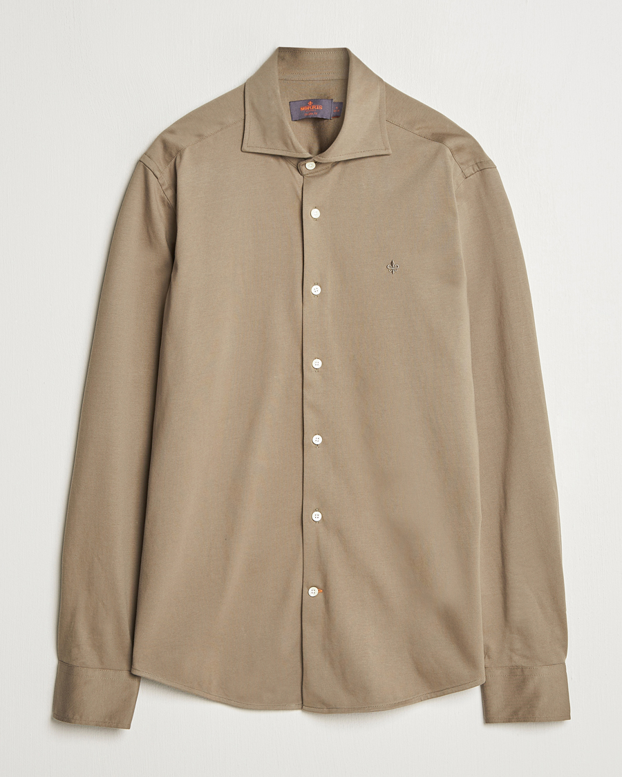Herren | Hemden | Morris | Dressed Jersey Shirt Olive