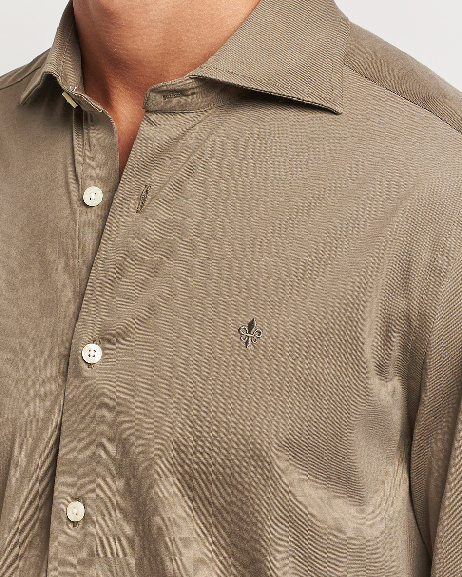 Herren | Hemden | Morris | Dressed Jersey Shirt Olive
