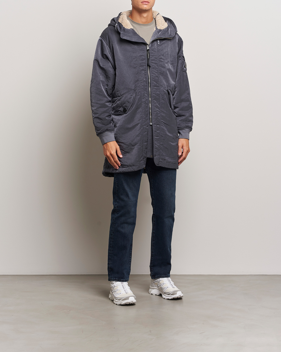 Herren | Jacken | C.P. Company | Nylon B Sherpa Lined Parka Grey