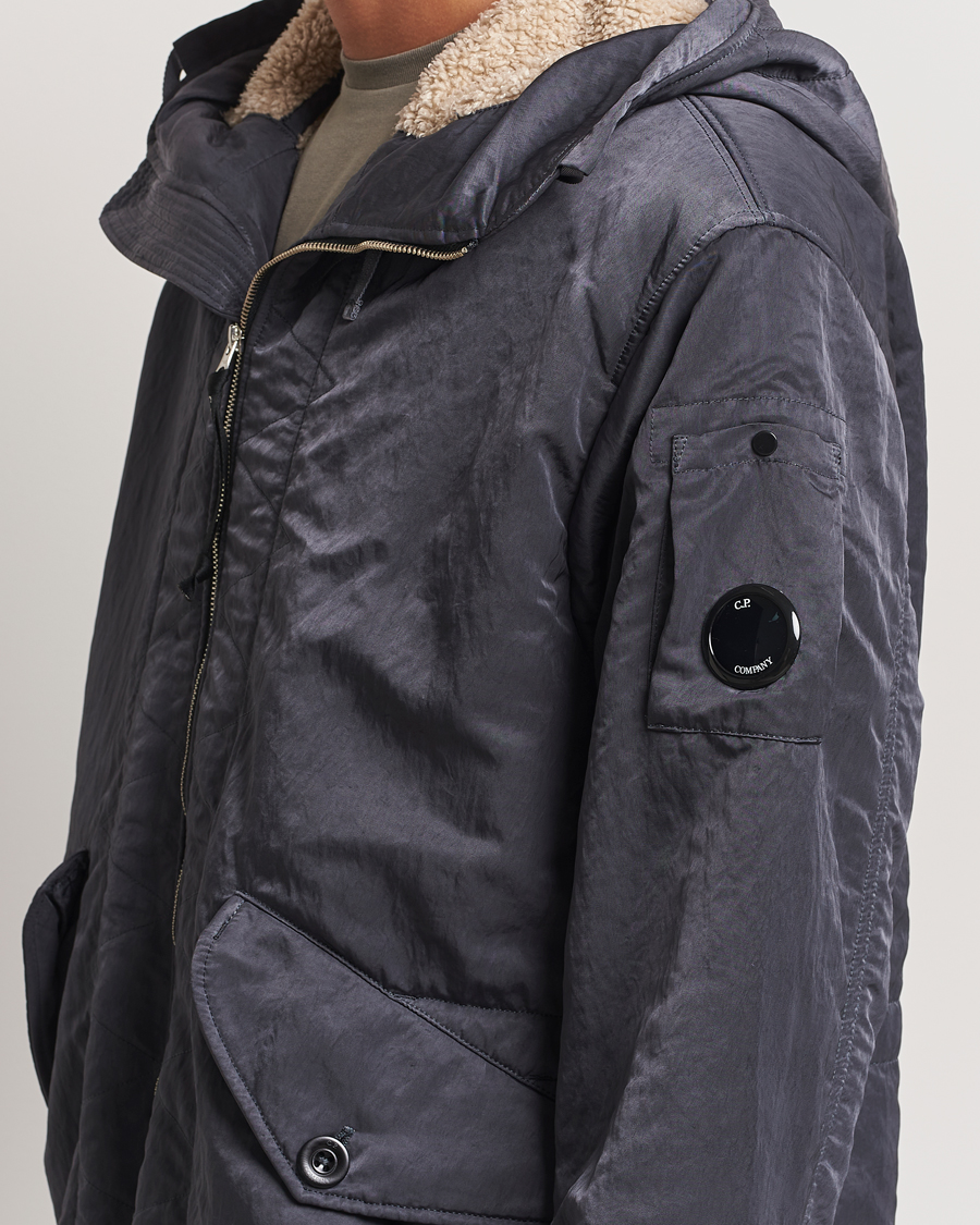 Herren | Jacken | C.P. Company | Nylon B Sherpa Lined Parka Grey