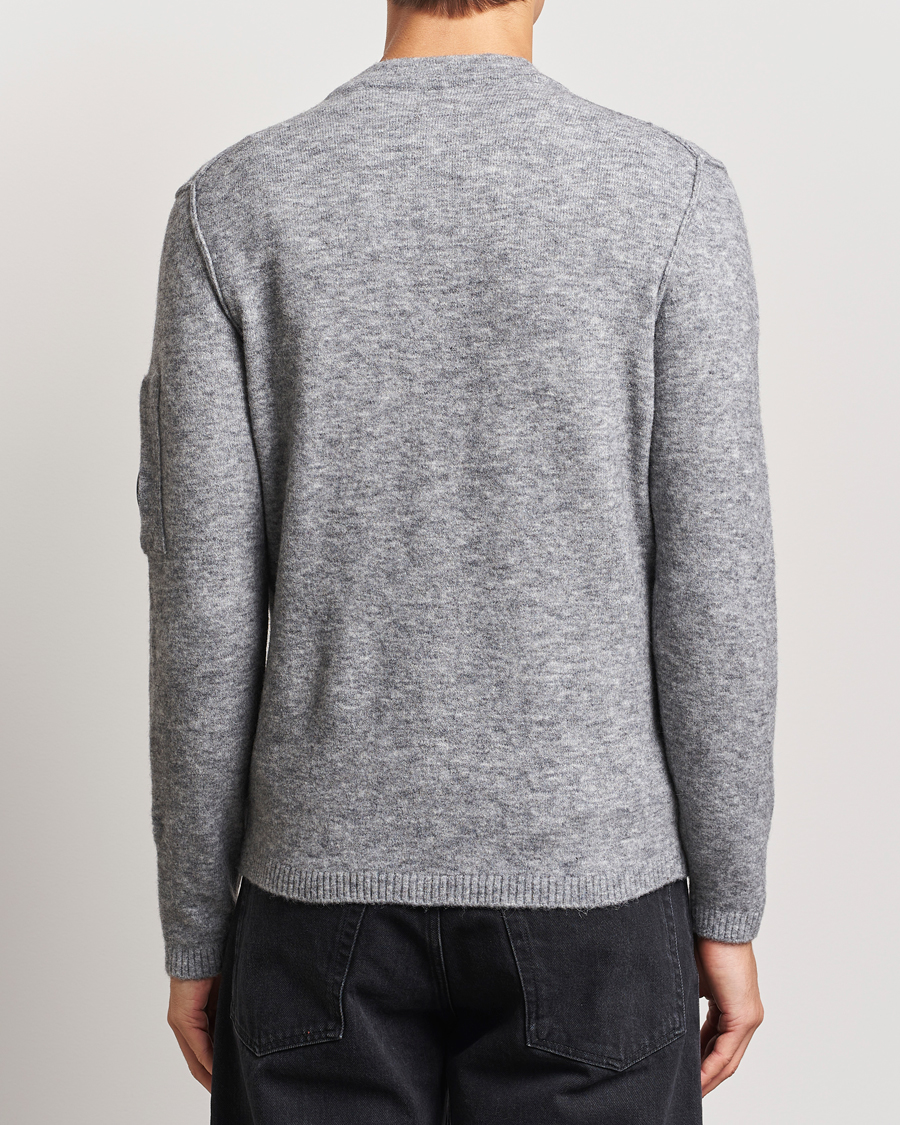 Herren | Pullover | C.P. Company | Alpaca/Wool Cardigan Grey Melange
