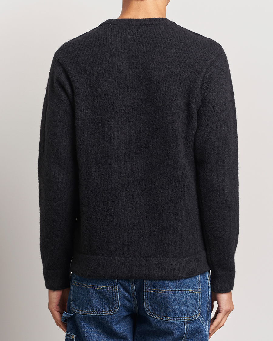 Herren | Pullover | C.P. Company | Alpaca Soft Knitted Crewneck Black