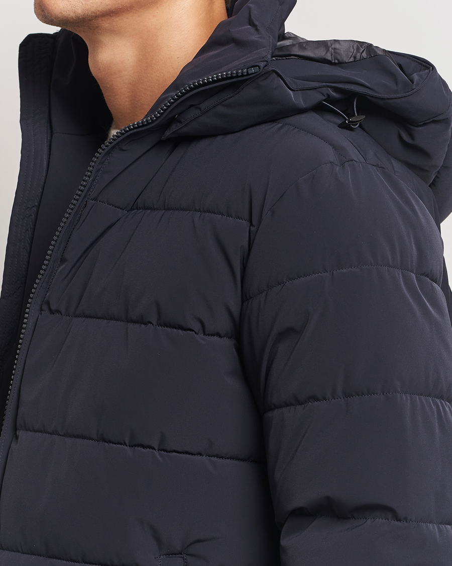 Herren | Jacken | Oscar Jacobson | Hooded Puffer Jacket Navy