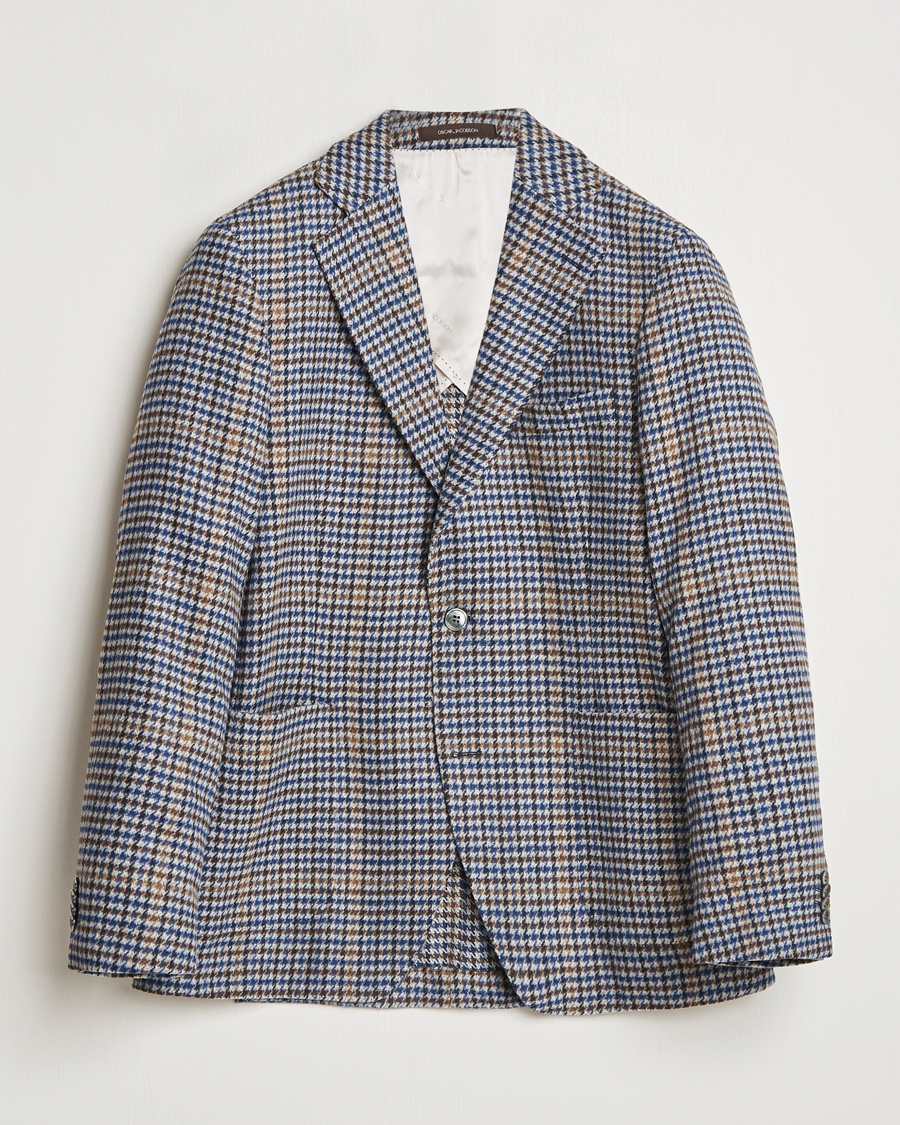 Herren | Sakkos | Oscar Jacobson | Ferry Check Wool Blazer Multi