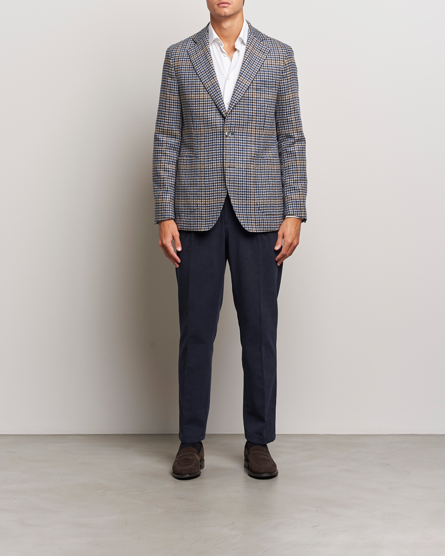 Herren | Sakkos | Oscar Jacobson | Ferry Check Wool Blazer Multi
