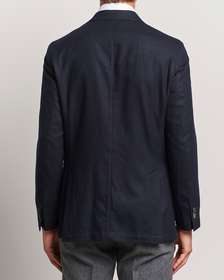 Herren | Sakkos | Oscar Jacobson | Farris DB Super 150's Loro Piana Wool Blazer Navy