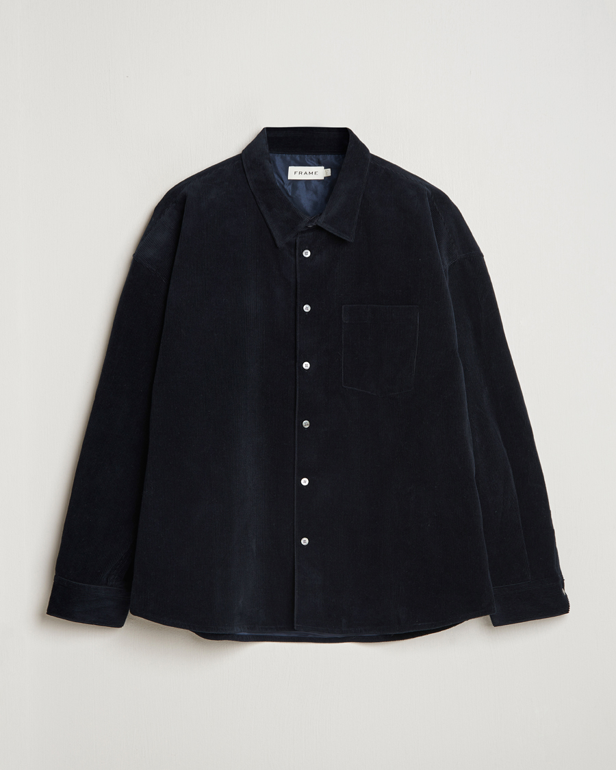 Herren | Hemden | FRAME | Relaxed Corduroy Overshirt Dark Navy