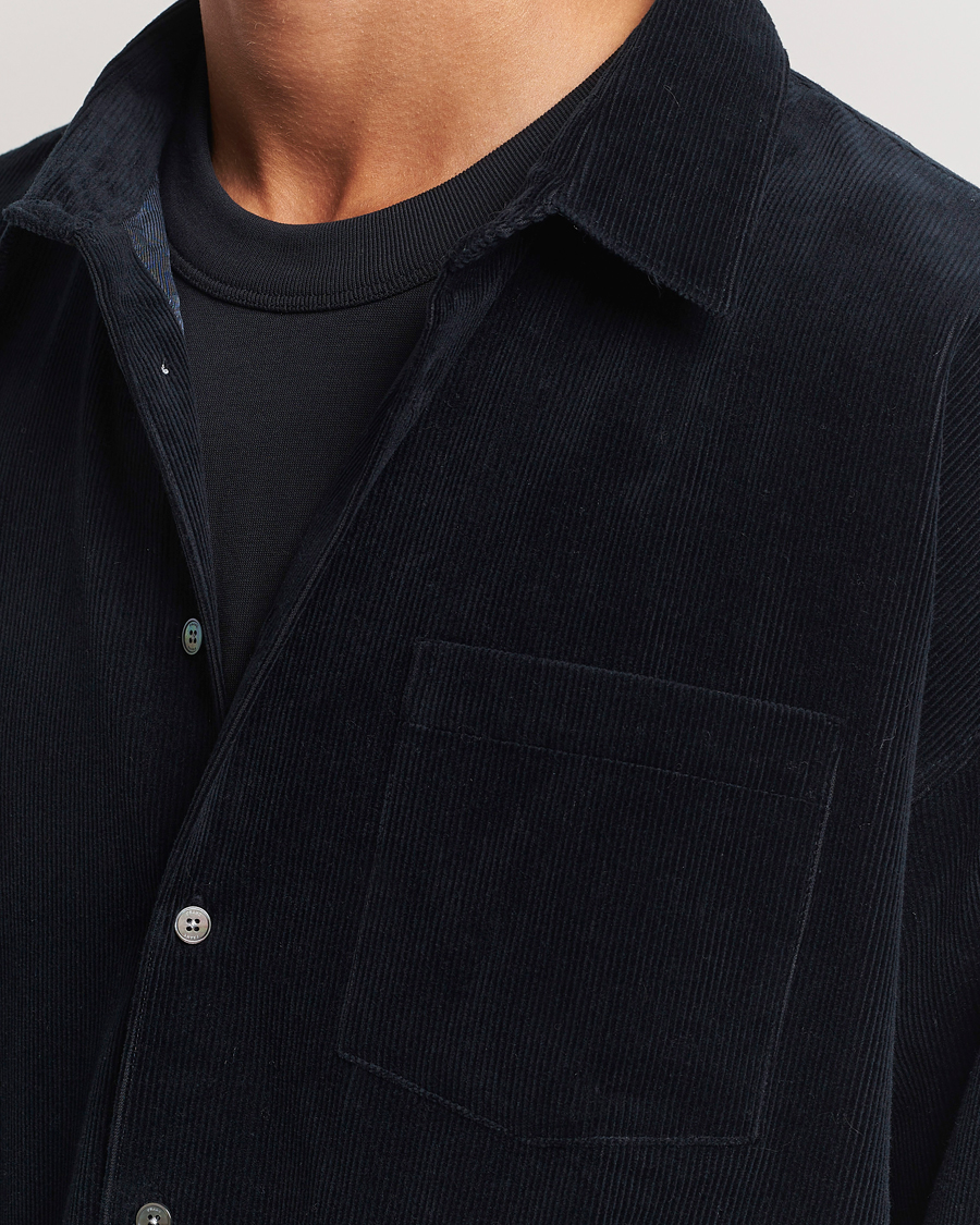 Herren | Hemden | FRAME | Relaxed Corduroy Overshirt Dark Navy
