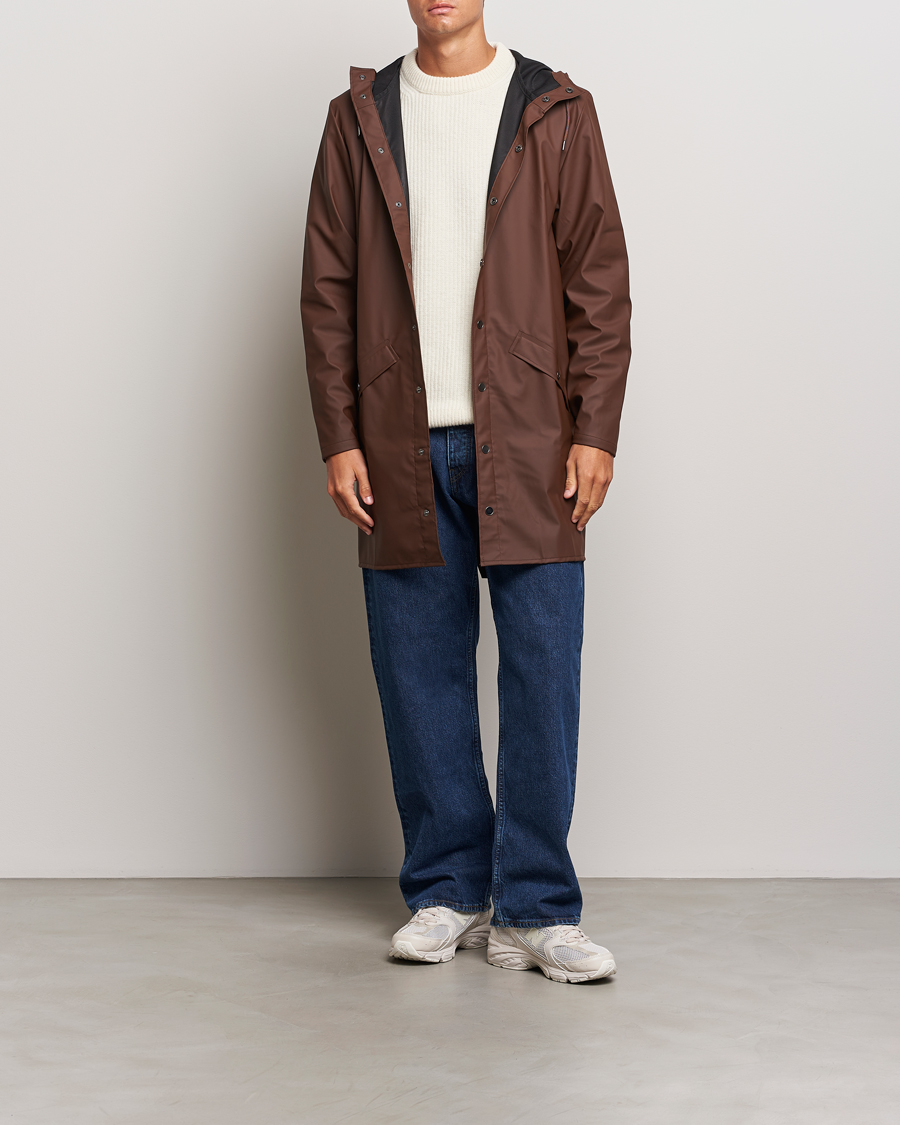 Herren | Jacken | RAINS | Long Jacket Frame Brown
