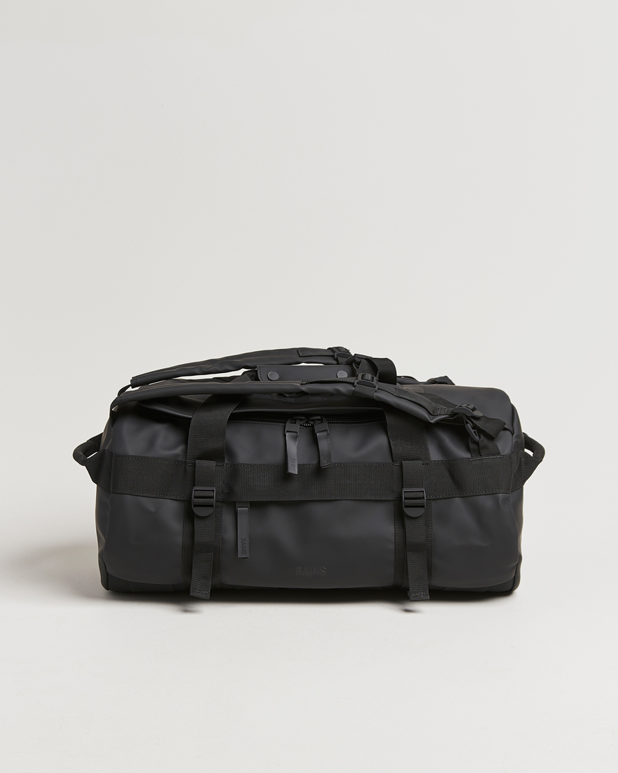 Herren | RAINS Texel Small Duffel Bag Black | RAINS | Texel Small Duffel Bag Black