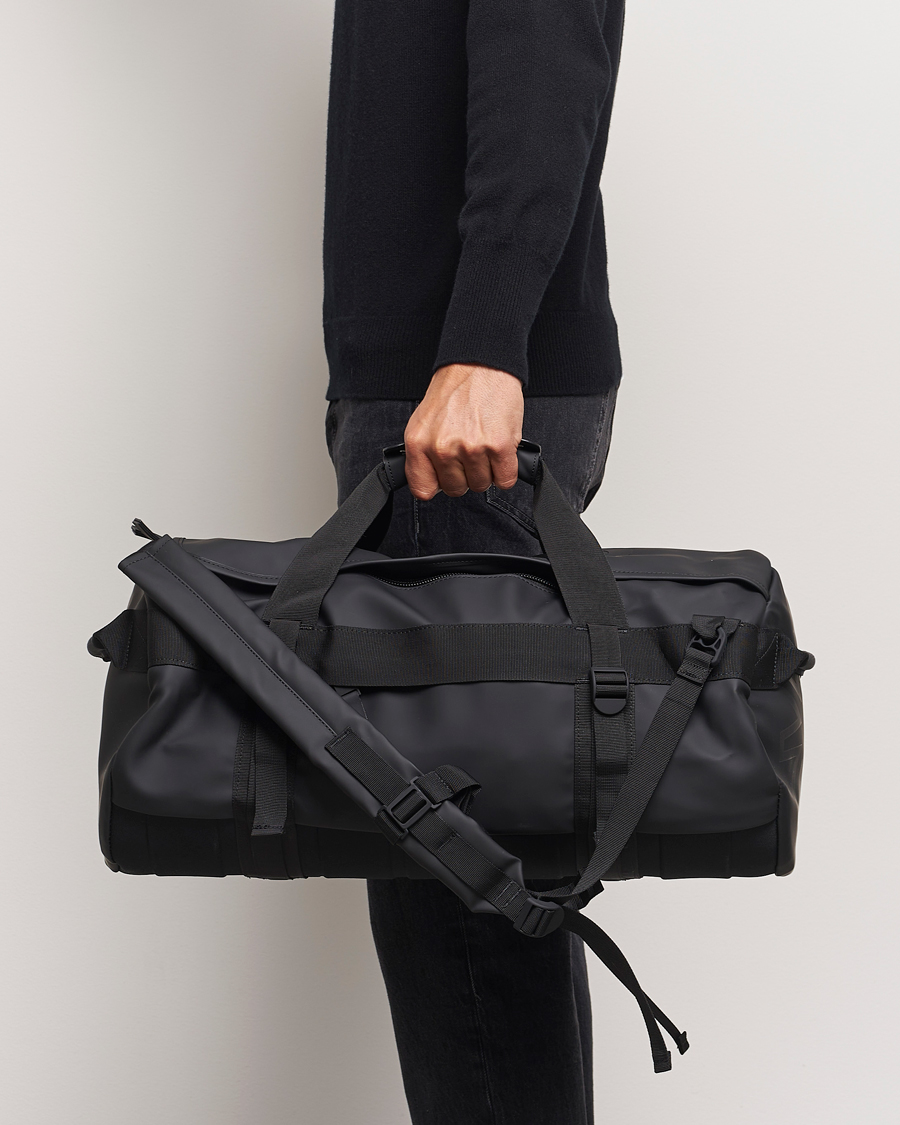 Herren | RAINS Texel Small Duffel Bag Black | RAINS | Texel Small Duffel Bag Black