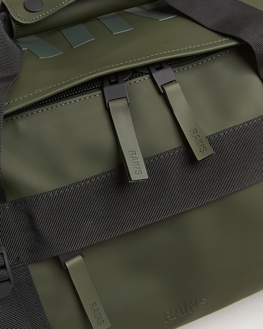 Herren | RAINS Texel Small Duffel Bag Green | RAINS | Texel Small Duffel Bag Green