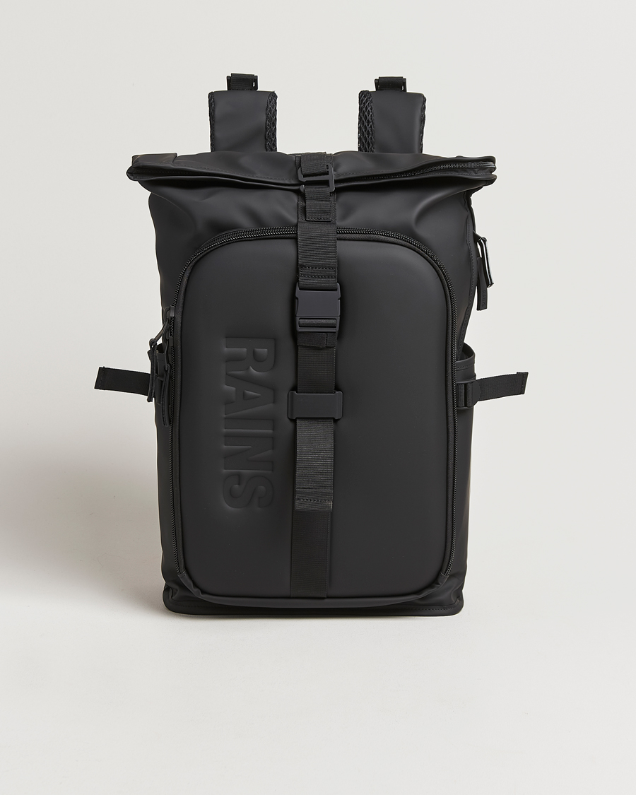 Herren | RAINS Texel Moulded Backpack Black | RAINS | Texel Moulded Backpack Black