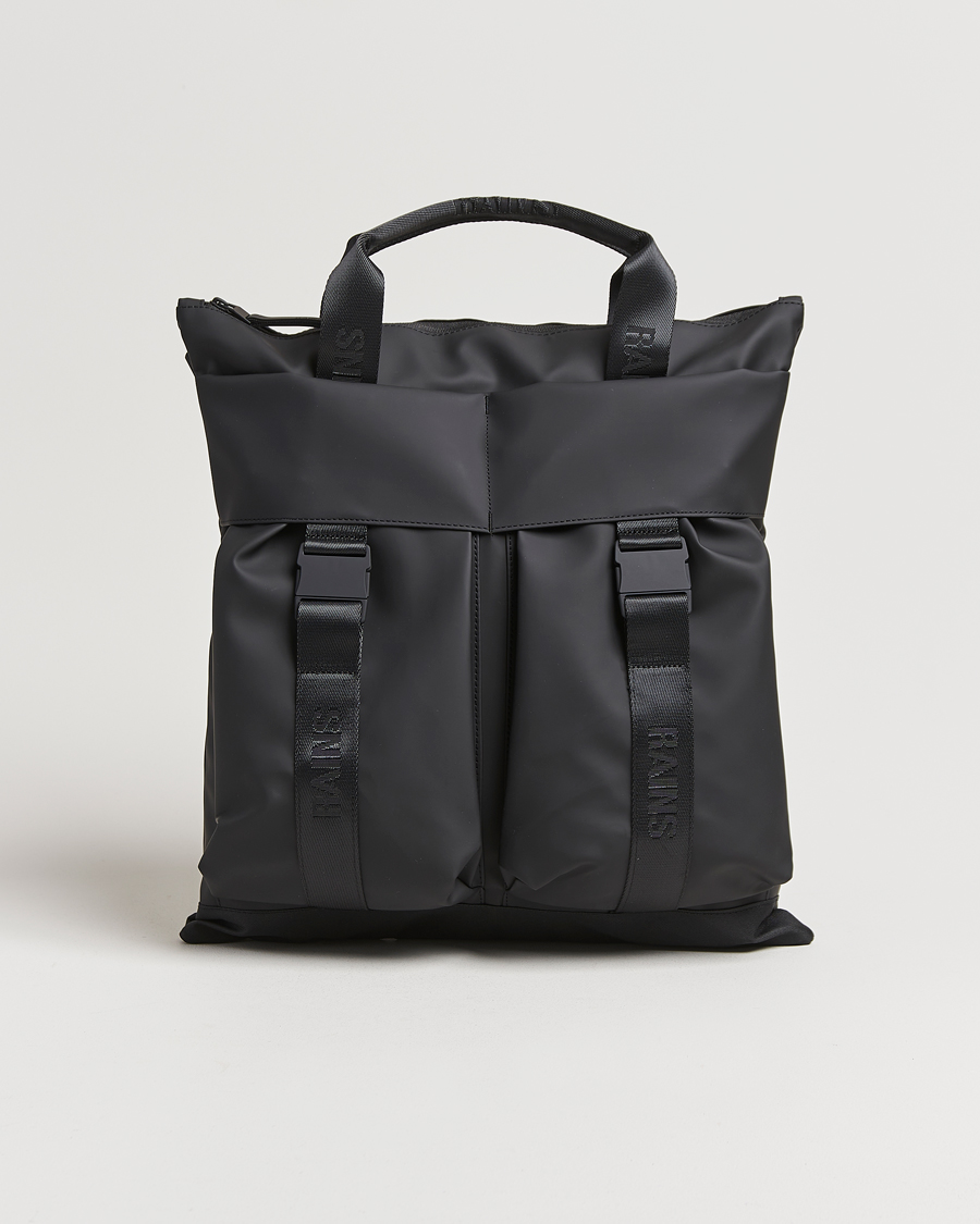 Herren | RAINS Trail Tote Bag Black | RAINS | Trail Tote Bag Black