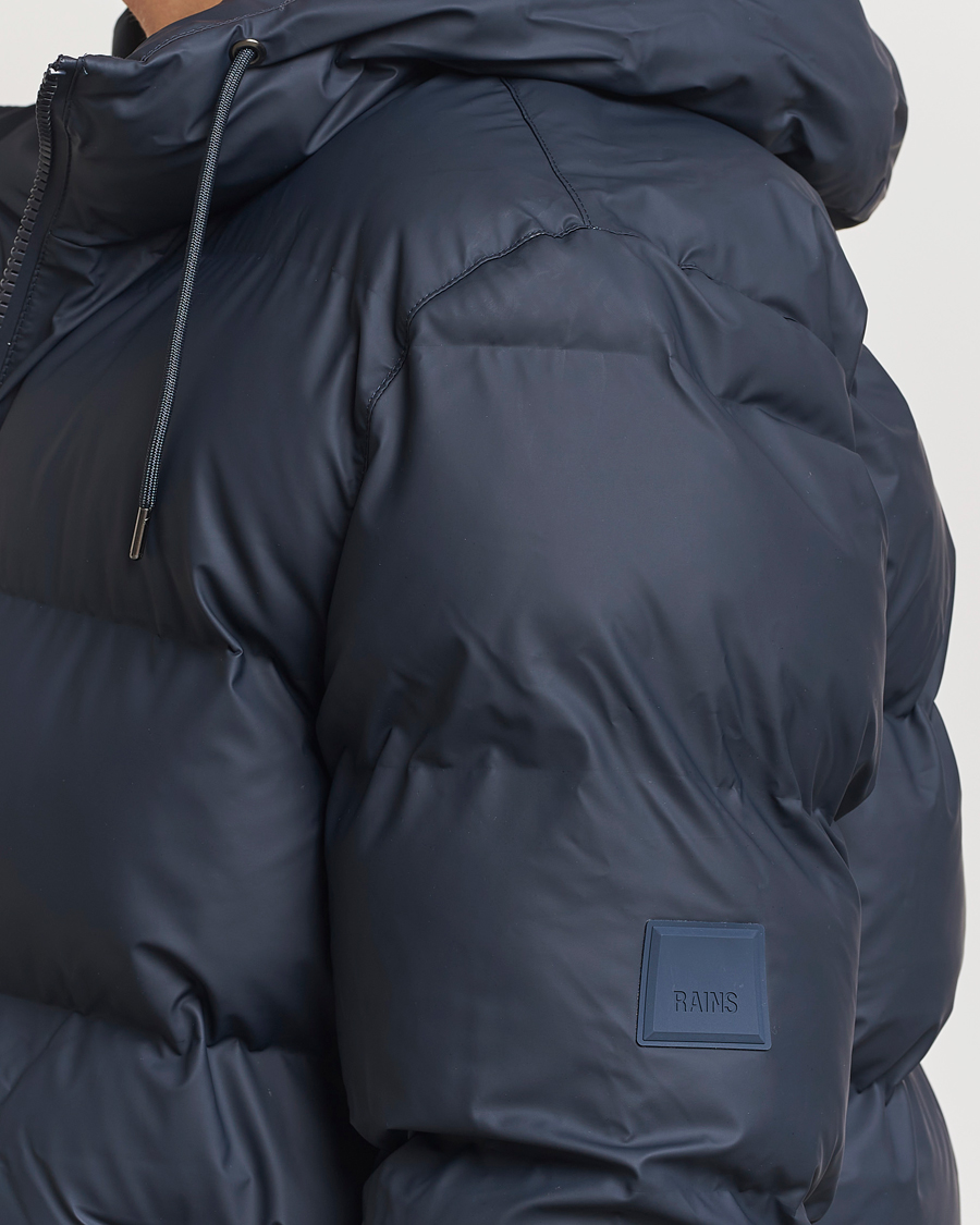Herren | Jacken | RAINS | Alta Long Puffer Parka Navy