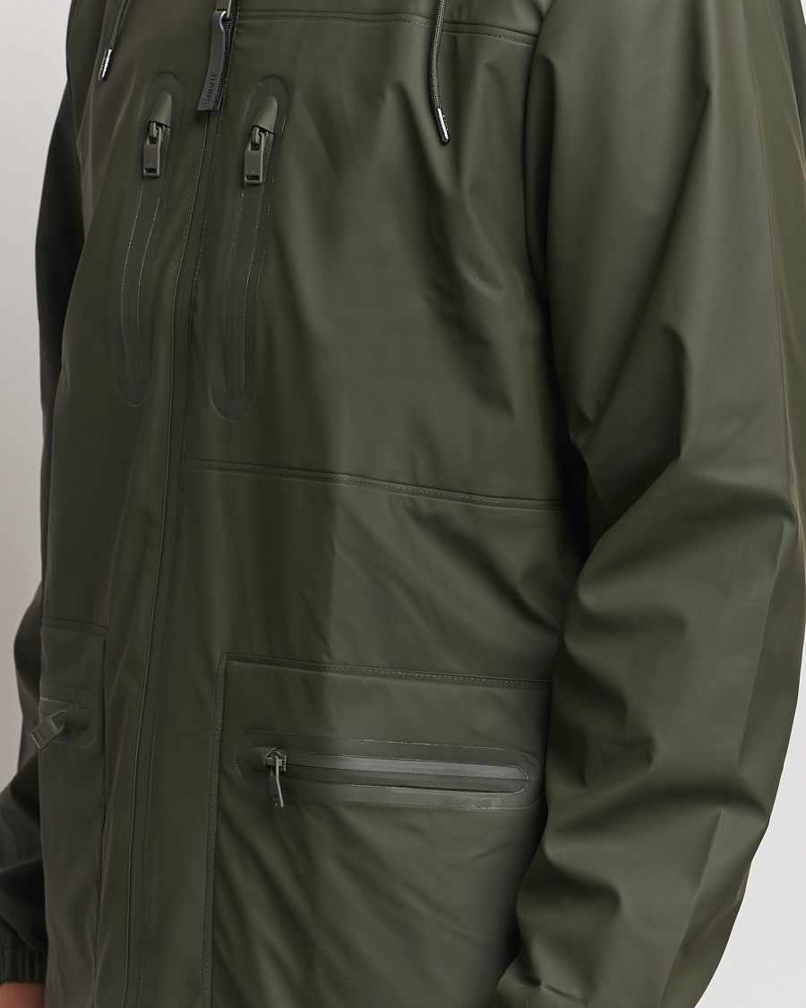 Herren | Jacken | RAINS | Cargo Long Jacket Green