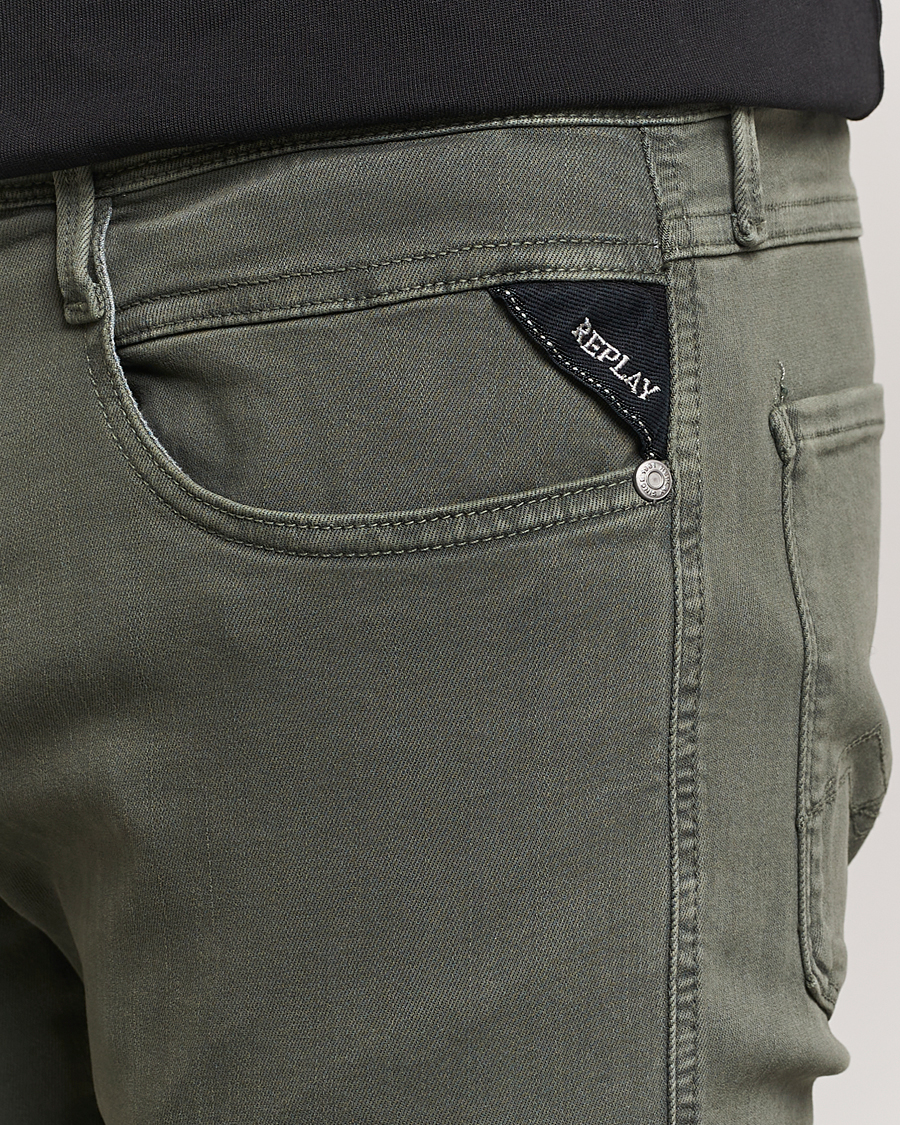 Herren | Hosen | Replay | Anbass Hyperflex X.Lite 5-Pocket Pants Dark Green