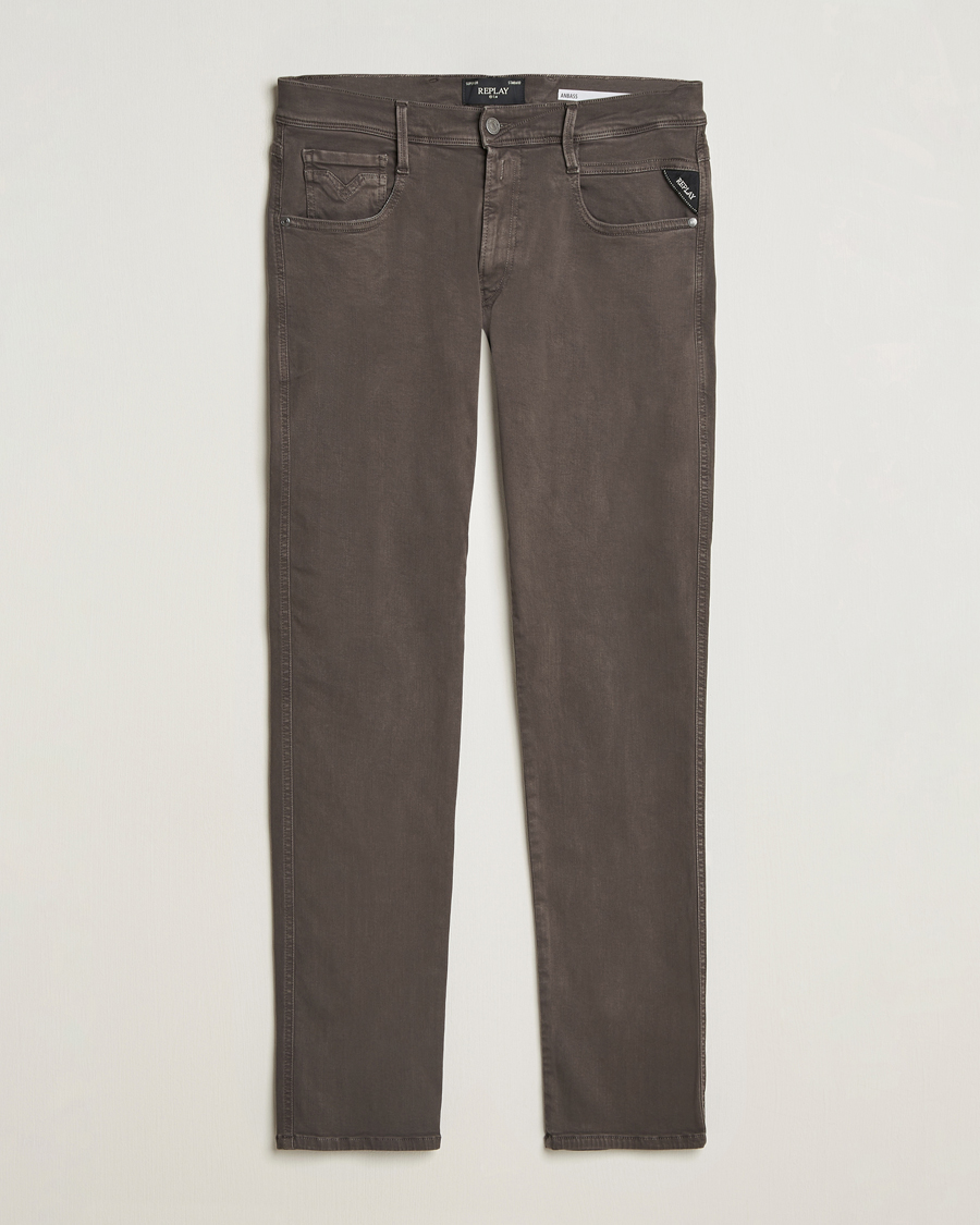 Herren | Hosen | Replay | Anbass Hyperflex X.Lite 5-Pocket Pants Wood Grey