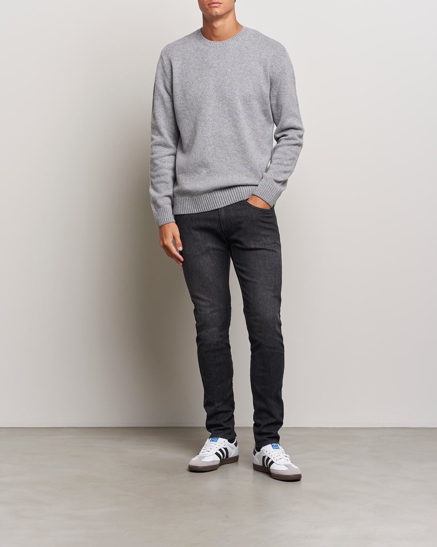 Herren | Jeans | Replay | Anbass Powerstretch Jeans Washed Black