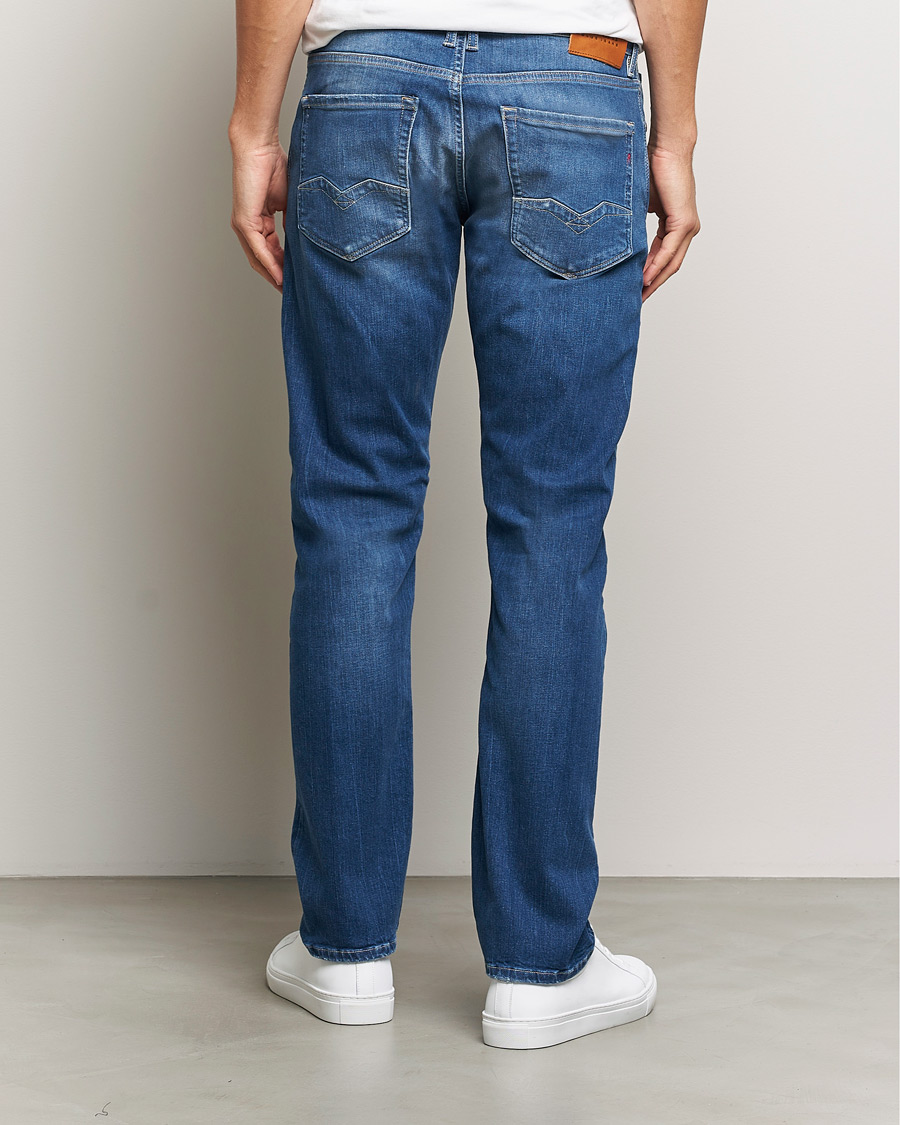 Herren | Jeans | Replay | Rocco Tapered Stretch Jeans Medium Blue