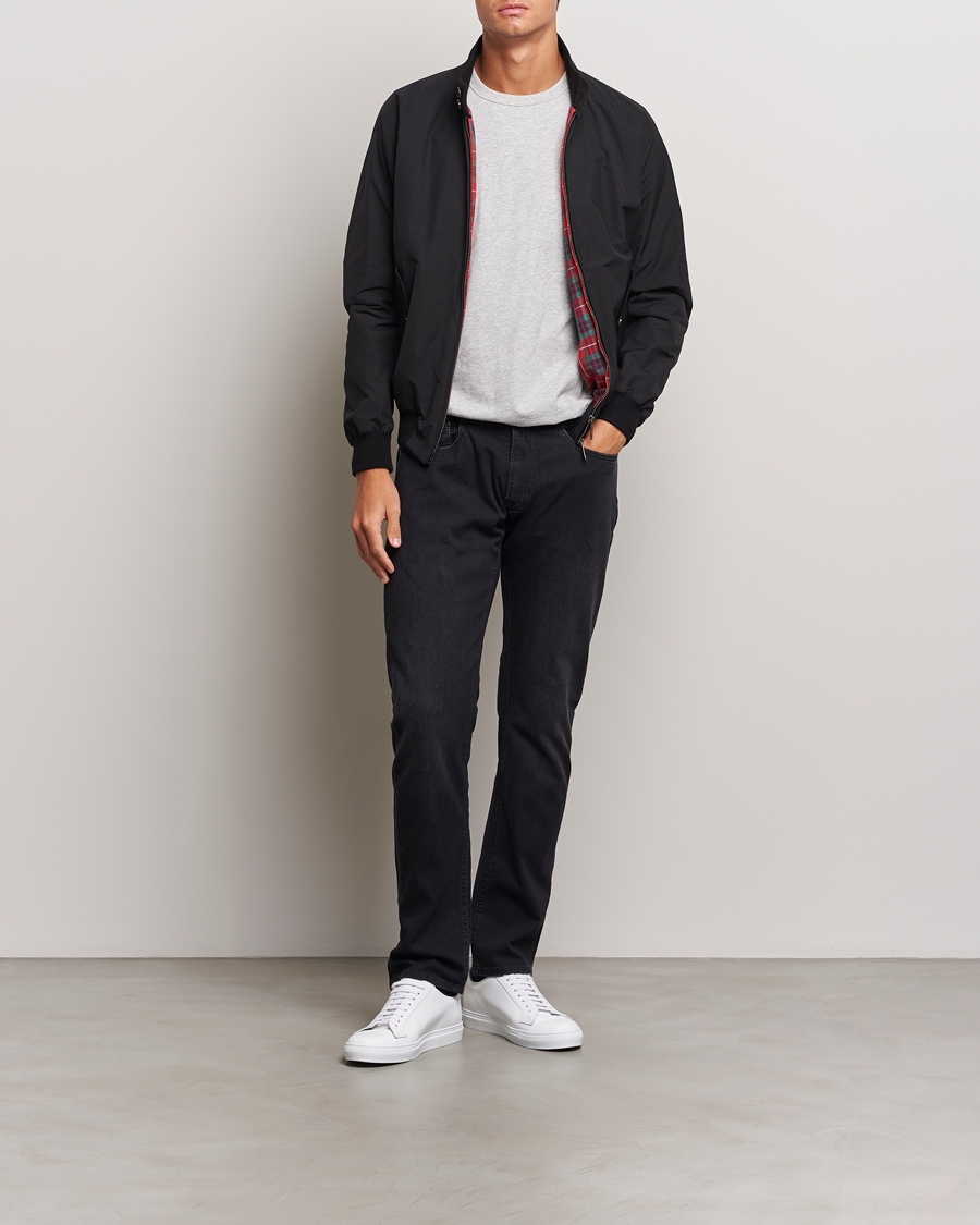 Herren | Jeans | Replay | Rocco Tapered Stretch Jeans Washed Black