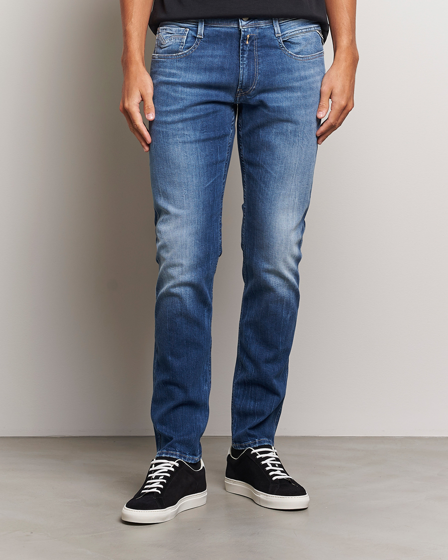 Herren | Jeans | Replay | Anbass Super Stretch Bio Jeans Medium Blue