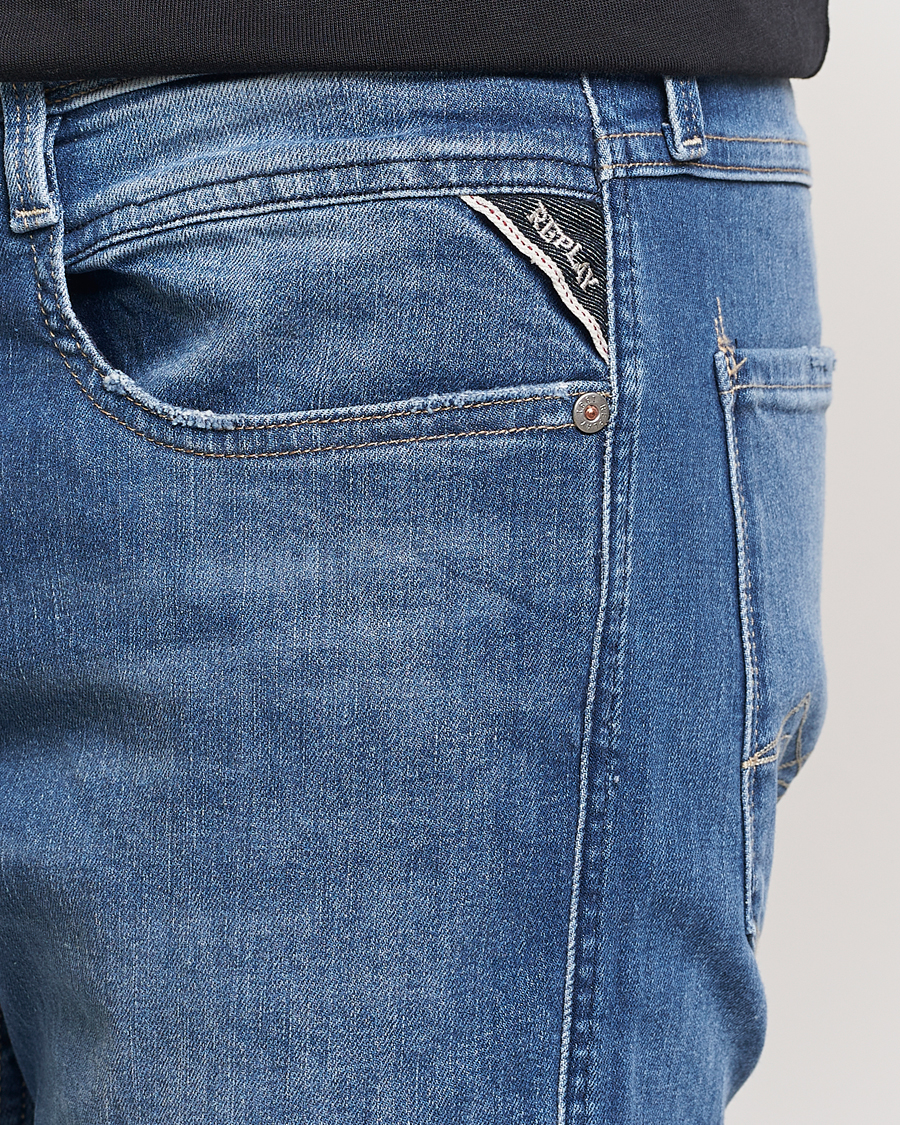 Herren | Jeans | Replay | Anbass Super Stretch Bio Jeans Medium Blue