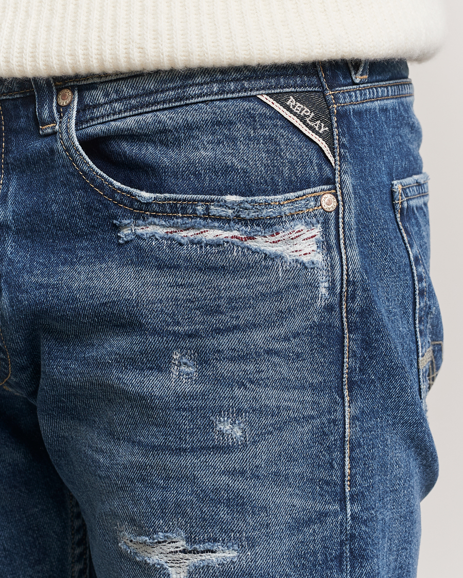 Herren | Jeans | Replay | Grover Original Jeans Medium Blue