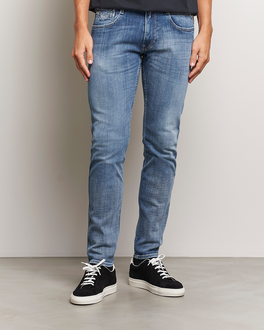 Herren | Jeans | Replay | Anbass Stretch Jeans Medium Blue