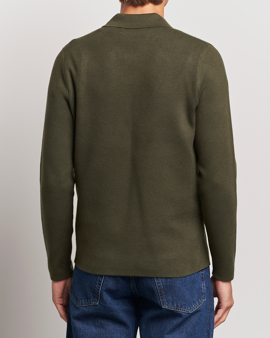 Herren | Pullover | Samsøe Samsøe | Guna Half Zip Forest Night