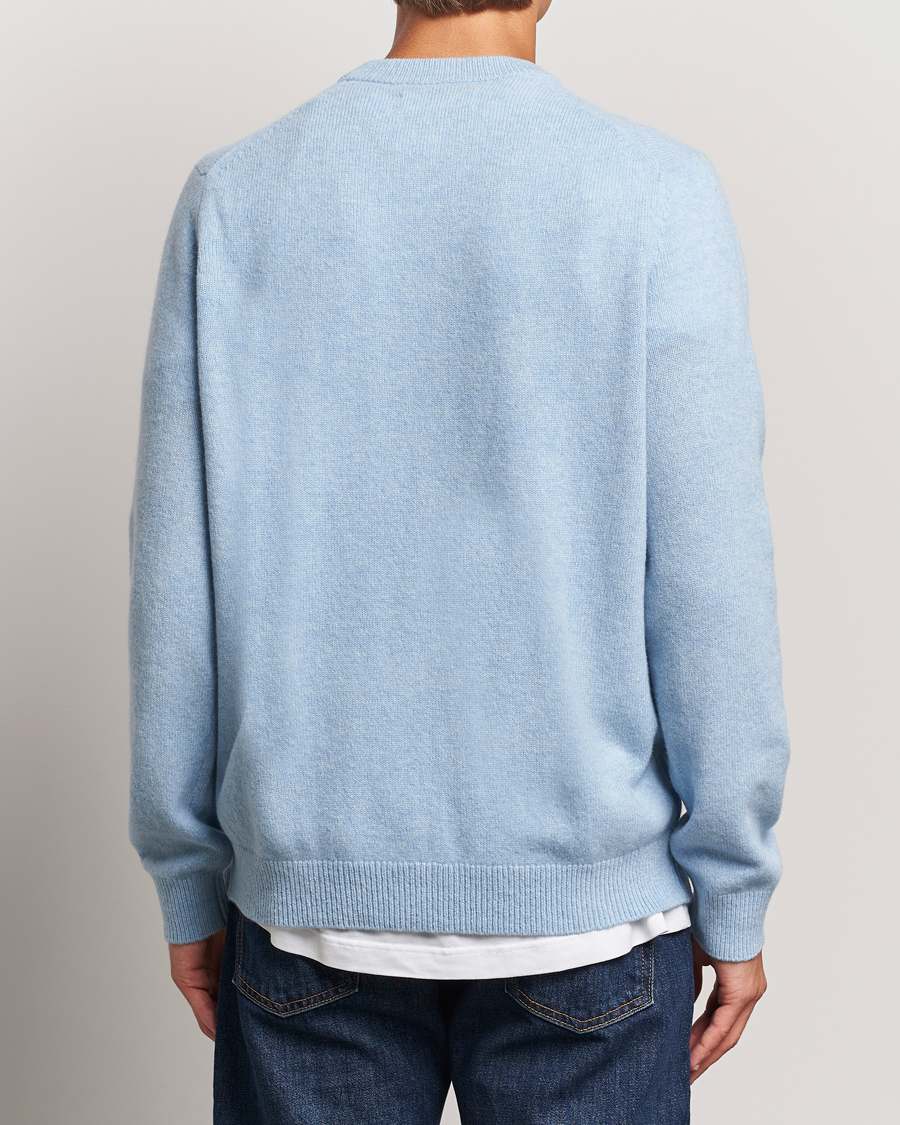 Herren | Pullover | Samsøe Samsøe | Isak Knitted Crew Neck Subdued Blue