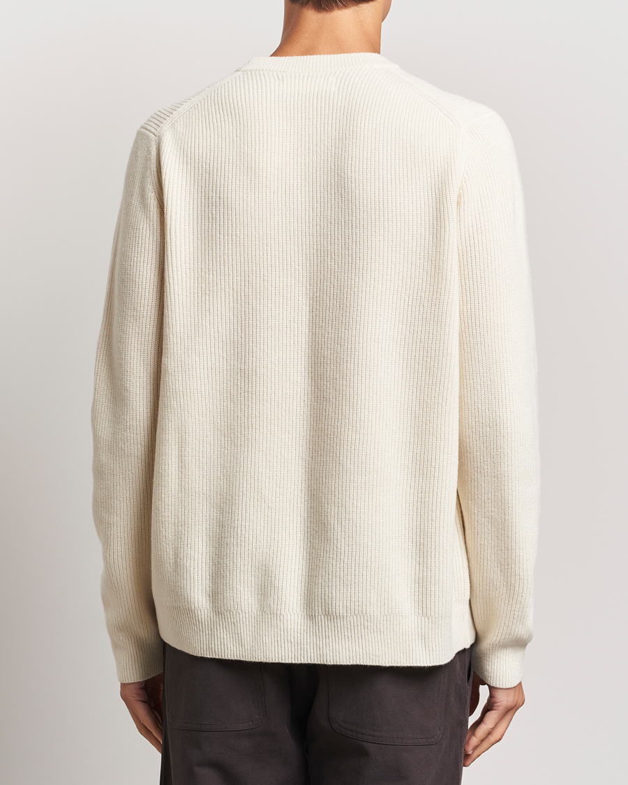 Herren | Pullover | Samsøe Samsøe | Isaks Knitted Crew Neck Clear Cream