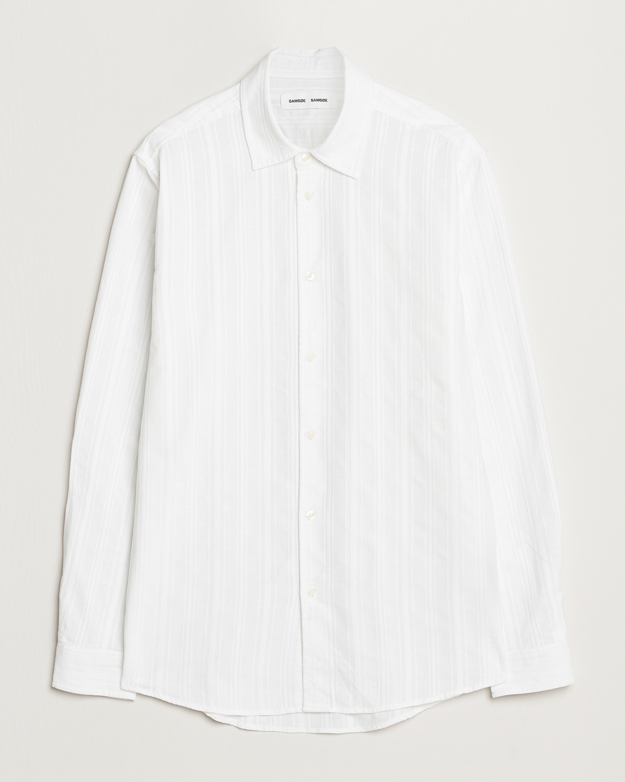 Herren | Hemden | Samsøe Samsøe | Liam Structured Shirt White