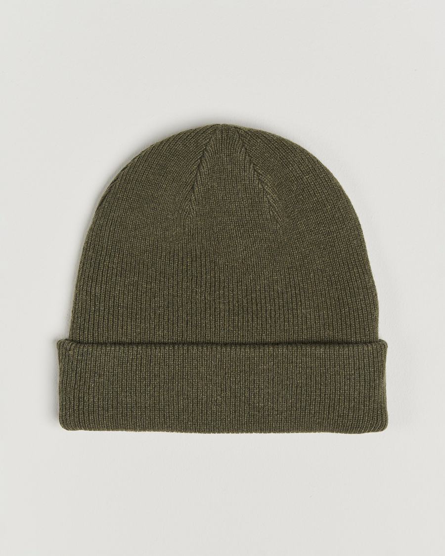 Herren | Samsøe Samsøe The Wool Beanie Forest Night | Samsøe Samsøe | The Wool Beanie Forest Night