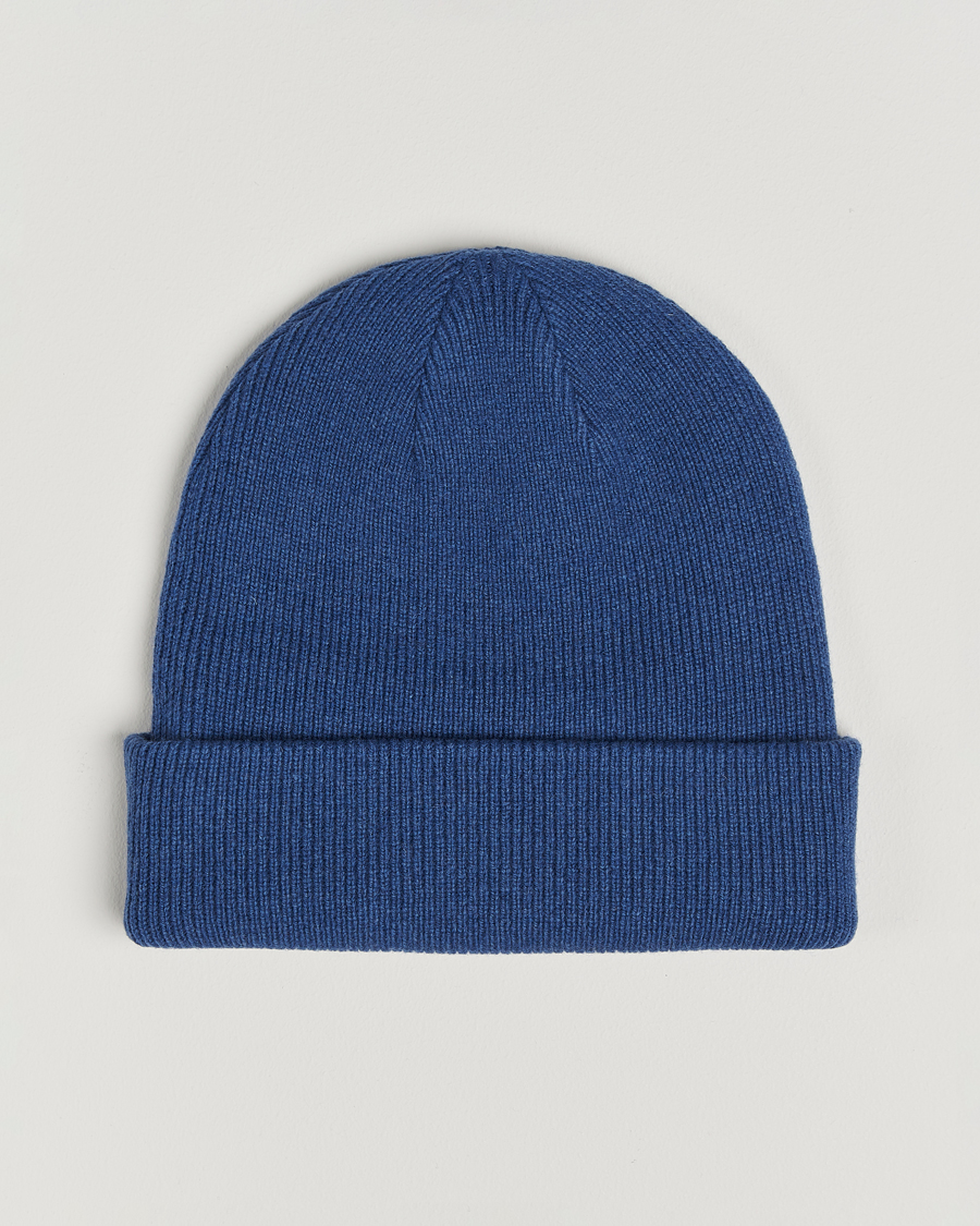 Herren | Samsøe Samsøe The Wool Beanie True Navy | Samsøe Samsøe | The Wool Beanie True Navy