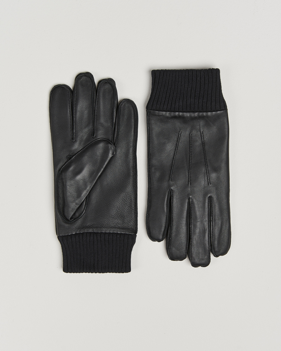 Herren | Handschuhe | Samsøe Samsøe | Hackney Leather Glove Black