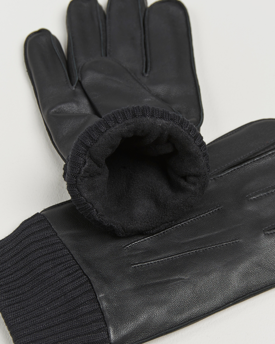 Herren | Handschuhe | Samsøe Samsøe | Hackney Leather Glove Black