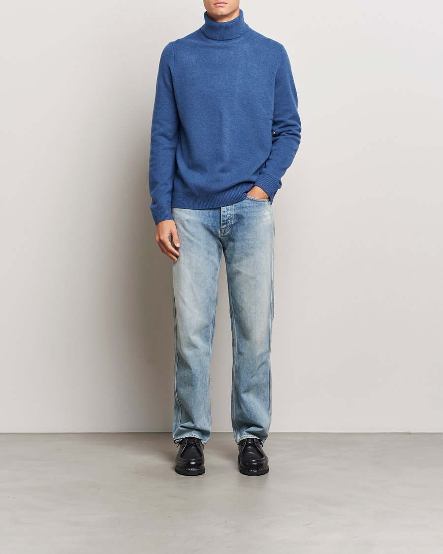 Herren | Pullover | Samsøe Samsøe | Isak Knitted Turtleneck True Navy