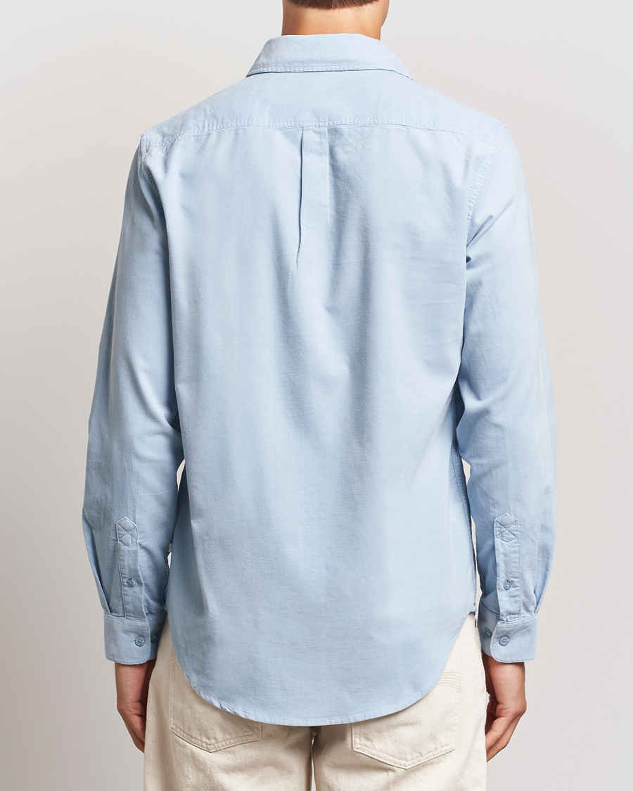 Herren | Hemden | Samsøe Samsøe | Liam Baby Cord Shirt Subdued Blue