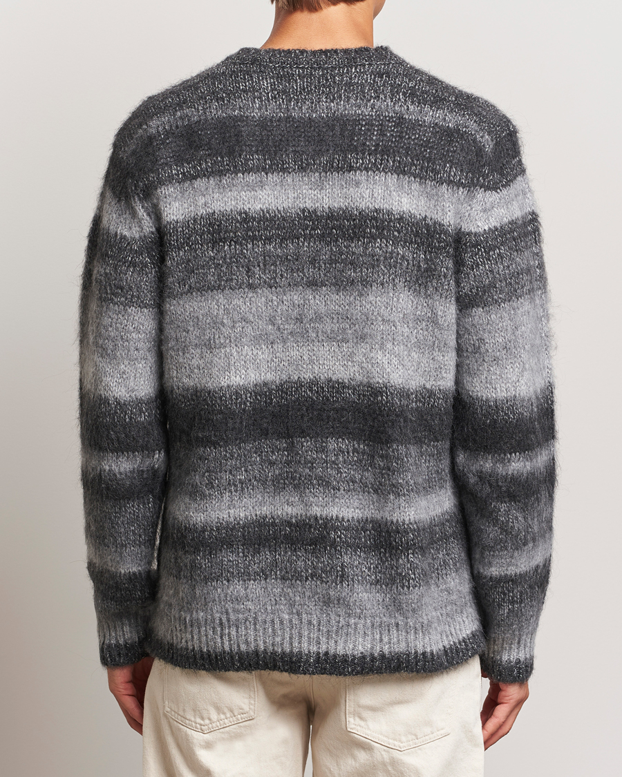 Herren | Pullover | Samsøe Samsøe | Saarin Mohair Striped Sweater Grey